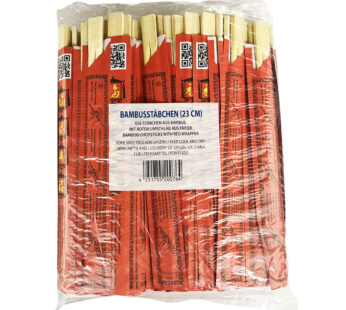Bambusstäbchen 30x100stk.23cm Rotem umschlag papier