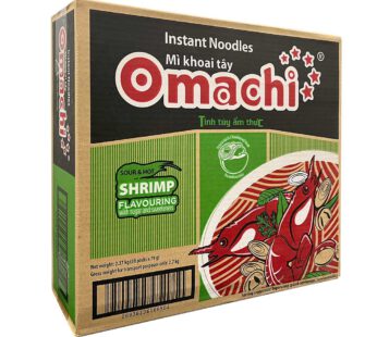 Omachi Instantnudeln – Sauer-scharfer Garnelengeschmack