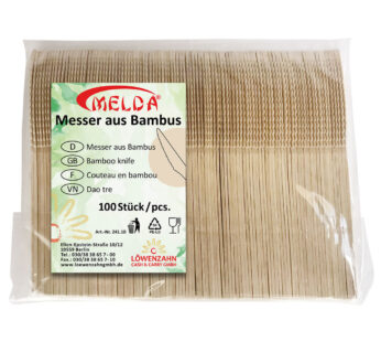 Messer aus Bambus (Melda), 20 x 100Stk.