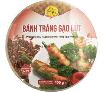 Premium rotes Reispapier, Banh Trang Gao Lut, 12 x 400g, 22cm