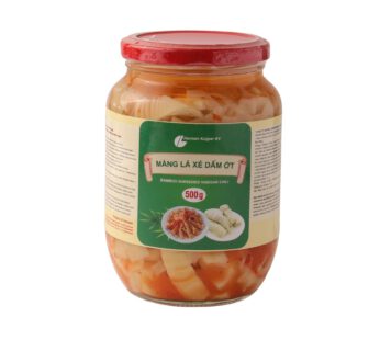 Eingelegte Bambussprossen Streifen mit Chili