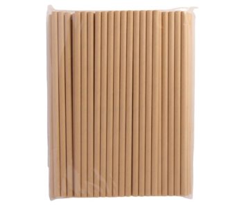 Strohhalm aus Papier Kraft 50x100Stk.