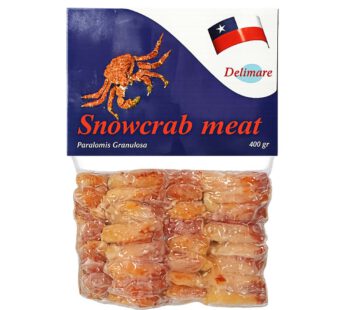 Königkrabbe Fleisch gekocht