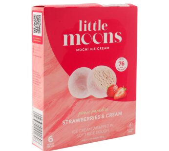 Little Moons Mochi-Eis – Erdbeere & Sahne